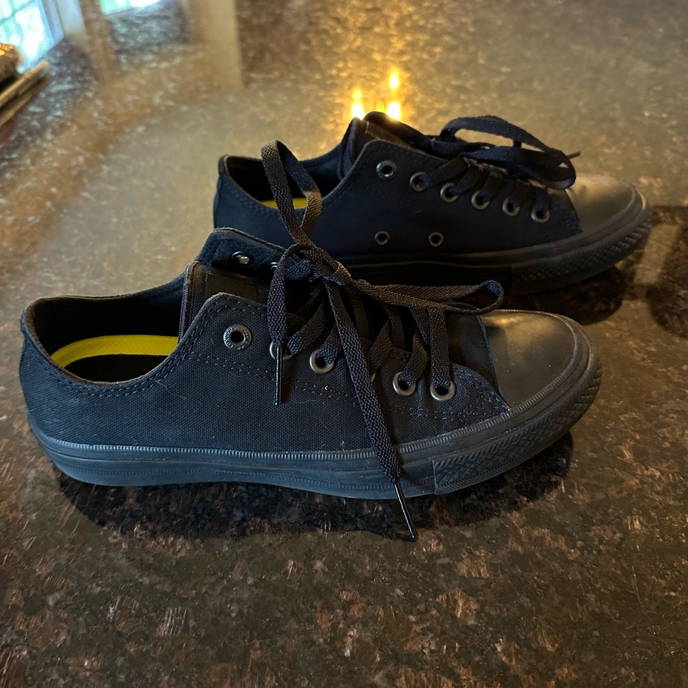Converse all back low tops